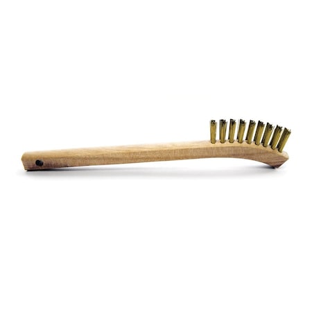 Gordon Brush T-Slot Cleaning Brush - 3x11 Row Polypropylene Bristle Hardwood, PK12 18B-012G-12